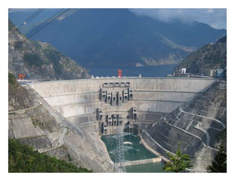 Photograph of Jinping-I hydropower station. | Download Scientific Diagram