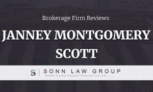 Brokerage Firm Review: Janney Montgomery Scott LLC » Sonn Law Group