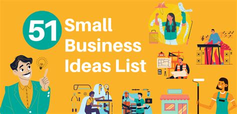 51 Great Small Business Ideas List | Creative Small Business by Invedus