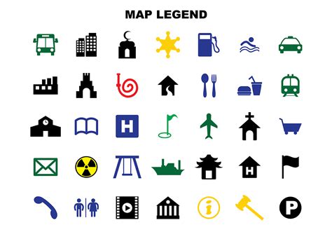 Map Symbols Free Vector Art - (183,796 Free Downloads)