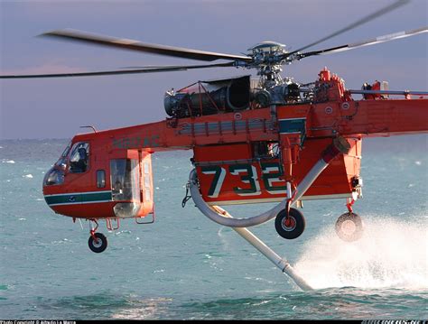 Sikorsky S-64E Skycrane - Protezione Civile (Erickson Air-Crane ...