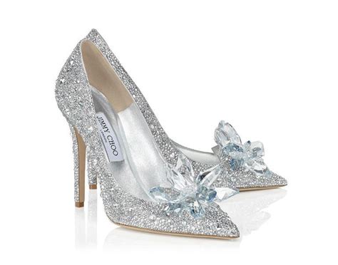 blue crystal jimmy choo wedding shoe | Cinderella shoes, Womens wedding shoes, Lace high heels