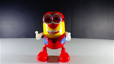 Spiderman Minion Costume Dancing Toy With Flashing Lights And Cool ...