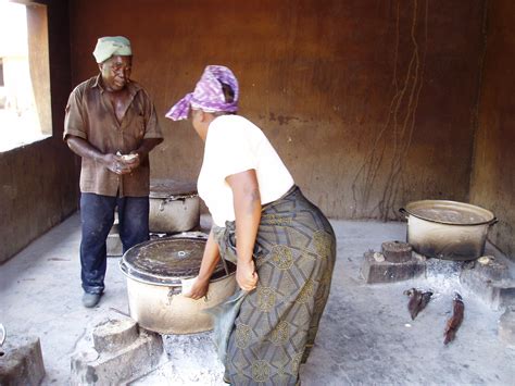Cafeteria Food | School cooks boil giant pots of xima and ri… | afronie | Flickr