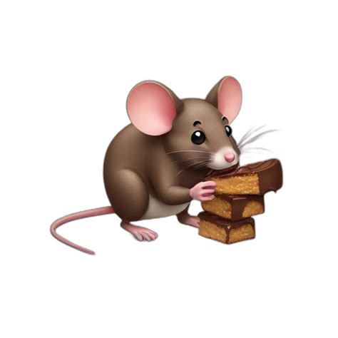 Hippo eating chocolate | AI Emoji Generator