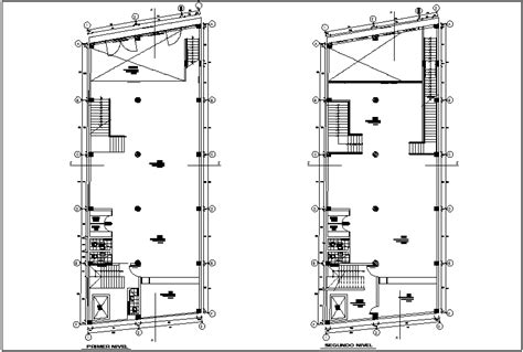 Small Commercial Building Design Plans In AutoCAD Drawings - Cadbull