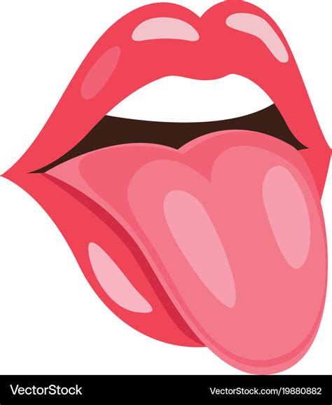 Tongue Royalty Free Vector Image - VectorStock