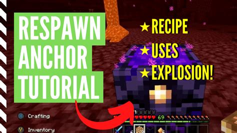 How To Make A Respawn Anchor In Minecraft 1.16 (And USE It)