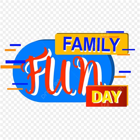 Family Fun Day Design PNG, Vector, PSD, and Clipart With Transparent Background for Free ...