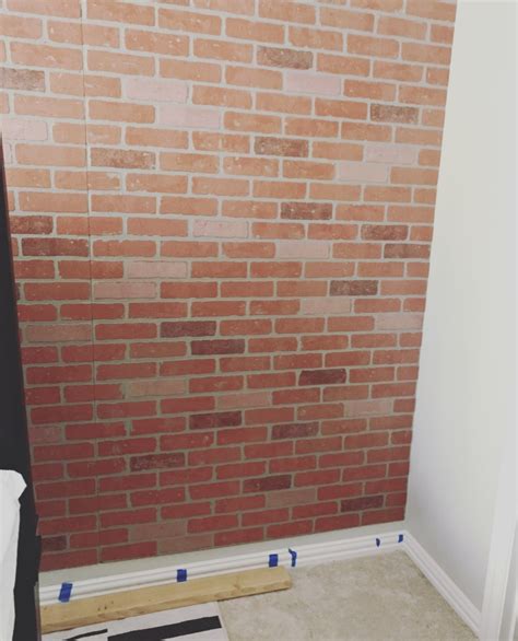 How to Install a Faux Brick Wall - Crisp Collective