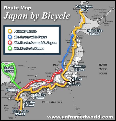 Taking Japan by Bike | Travel route, Bicycle travel, Japan