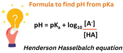 How to find pH from pKa?, (pKa to pH), examples