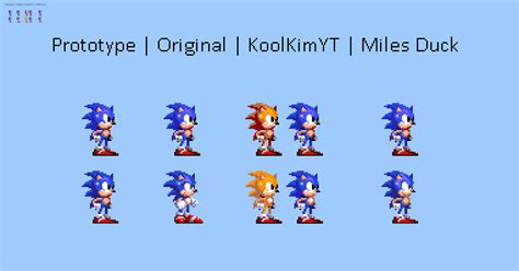 10x Sonic 3 Style Sonic Comparison - KoolKimYT vs by Abbysek on DeviantArt