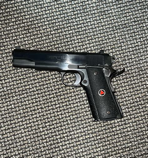 My 1st gen Colt Delta Elite 1911 fresh from the shop getting a Wilson ...