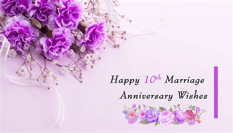 Happy 10th Wedding Anniversary Wishes, Quotes, and Messages