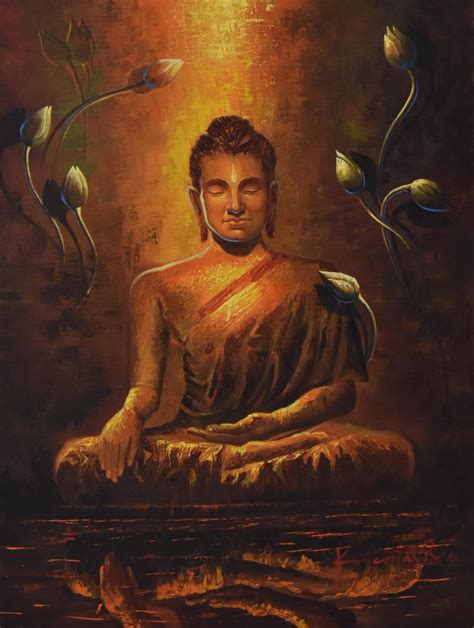 Buddha Portrait Painting at PaintingValley.com | Explore collection of ...