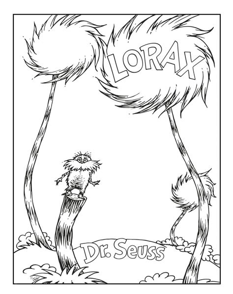 Lorax Coloring Pages Printable for Free Download