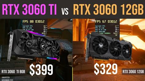 RTX 3060 12GB vs RTX 3060 Ti 8GB test in 7 games - Benchmarks