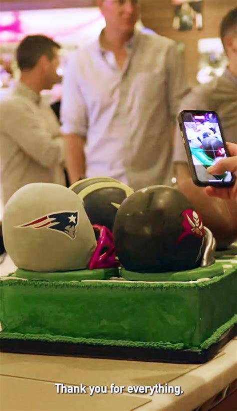 Inside Tom Brady's retirement party with custom NFL team helmet cake ...