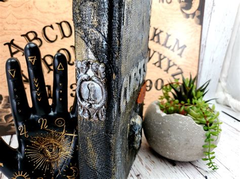 Scary Curses Book Prop Gothic Decor Witchy Decor Halloween - Etsy