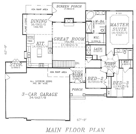 House Plan chp-51814 at COOLhouseplans.com | House plans, House floor plans, How to plan