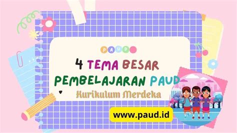 4 Tema Besar Pembelajaran P5 PAUD Kurikulum Merdeka - paud.ID