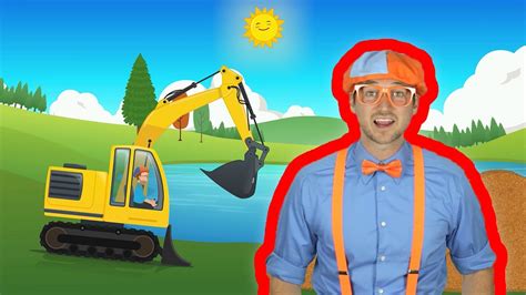 Excavator song | Sing and Learn With Blippi! Learning Songs for kids - YouTube