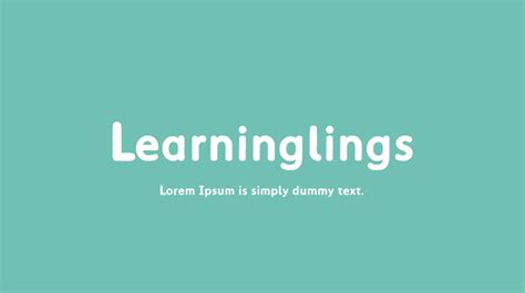 Learninglings Font : Download Free for Desktop & Webfont