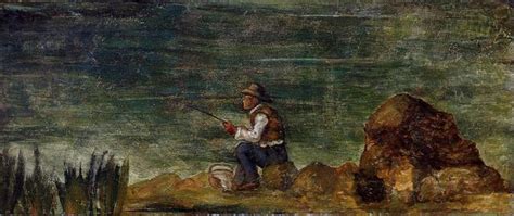 Fisherman on the Rocks, c.1864 - Paul Cezanne - WikiArt.org