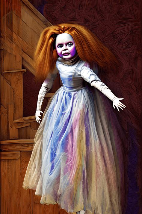 Possessed Doll in the Attic · Creative Fabrica