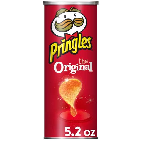 Amazon.com: Pringles Original Potato Crisps Chips 5.2 oz. (Pack of 3 Cans)