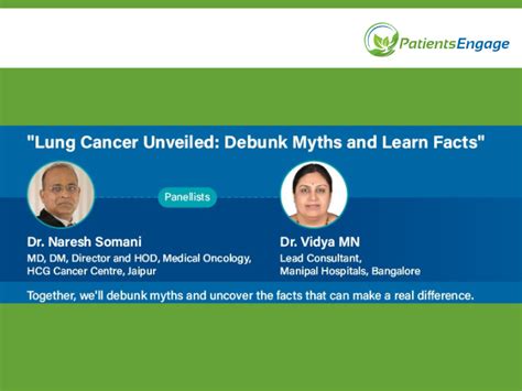 Lung Cancer – Debunk Myths And Learn Facts | PatientsEngage