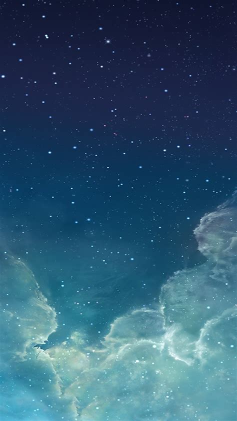 Starry night sky iPhone Wallpapers Free Download