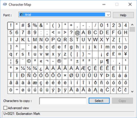 Names Of All Keyboard Symbols