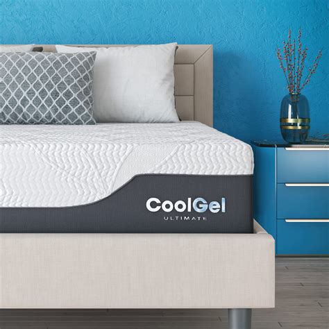 Classic Brands Cool Gel Chill Memory Foam 14-Inch Mattress with Pillow ...