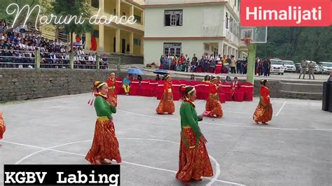 11:04:2023 KGBV Labing Gyalsing Sikkim. Nepali Maruni dance performed ...