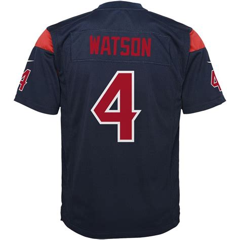 Youth Nike Deshaun Watson Navy Houston Texans Color Rush Player Game ...