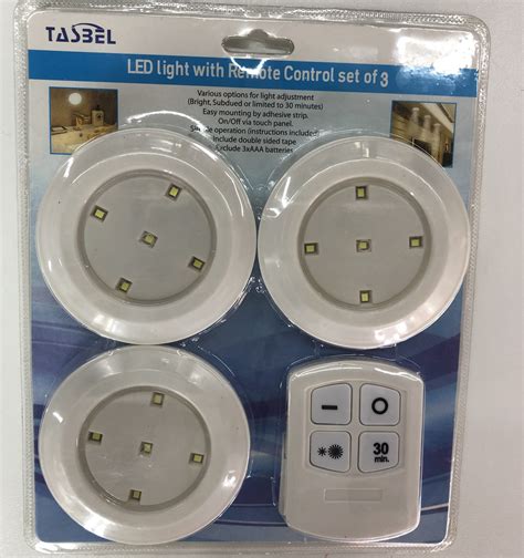 LED LIGHT WITH REMOTE CONTROL SET OF 3 – Supply Haven