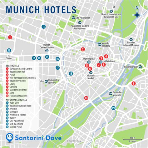 MUNICH HOTEL MAP - Best Areas, Neighborhoods, & Places to Stay