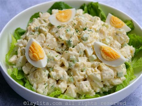 Simple potato and egg salad – Laylita's Recipes