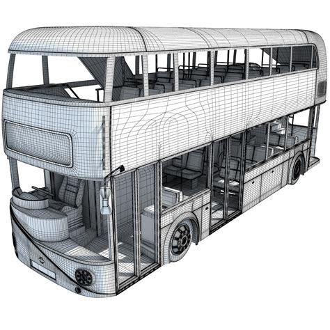 3d london bus model