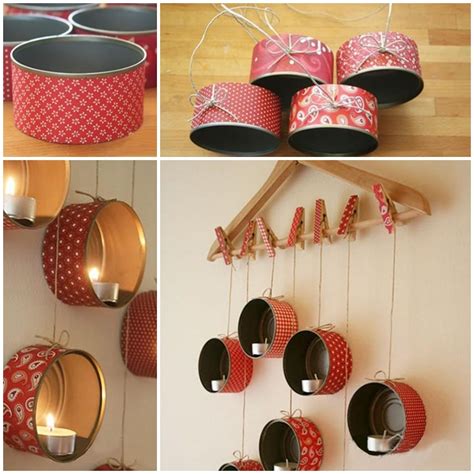 Wonderful DIY tin candle holder