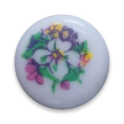 White flowers - Lou Lou Buttons