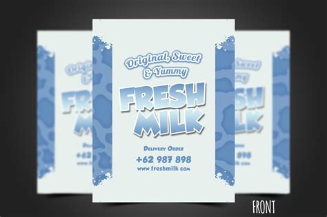 Fresh Milk Flyer Template ~ Flyer Templates ~ Creative Market