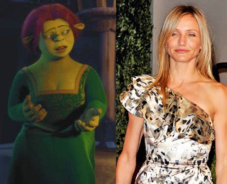 Cameron Diaz is Princess Fiona from 'Shrek' - 13 Best Celebrity Cartoon ...