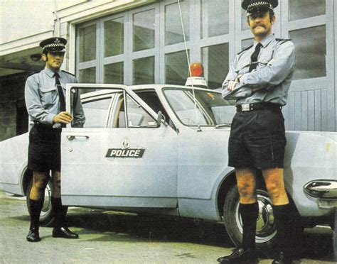 The summer 1973 when New Zealand police officers were given permission to wear shorts to cope ...