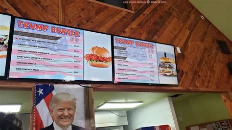 Online Menu of Trump Burger Restaurant, Bellville, Texas, 77418 - Zmenu