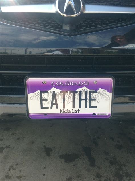 Eat The - 25 Insanely Clever License Plates You Wish You'd Thought Of | Complex