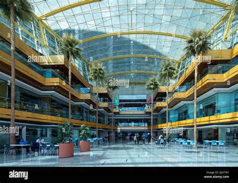 atrium of the Renaissance Center (or GM Renaissance Center and ...