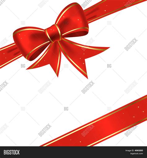 Christmas Bow Vector & Photo (Free Trial) | Bigstock